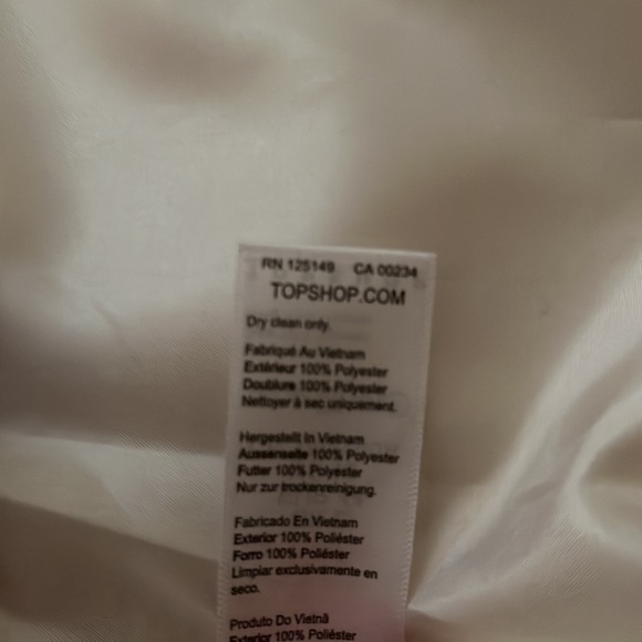 Topshop Pea Coat Size 12 - Picture 5 of 6